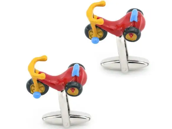 10 пар/лот творческая детская игрушка автомобиль запонки эмалью в виде