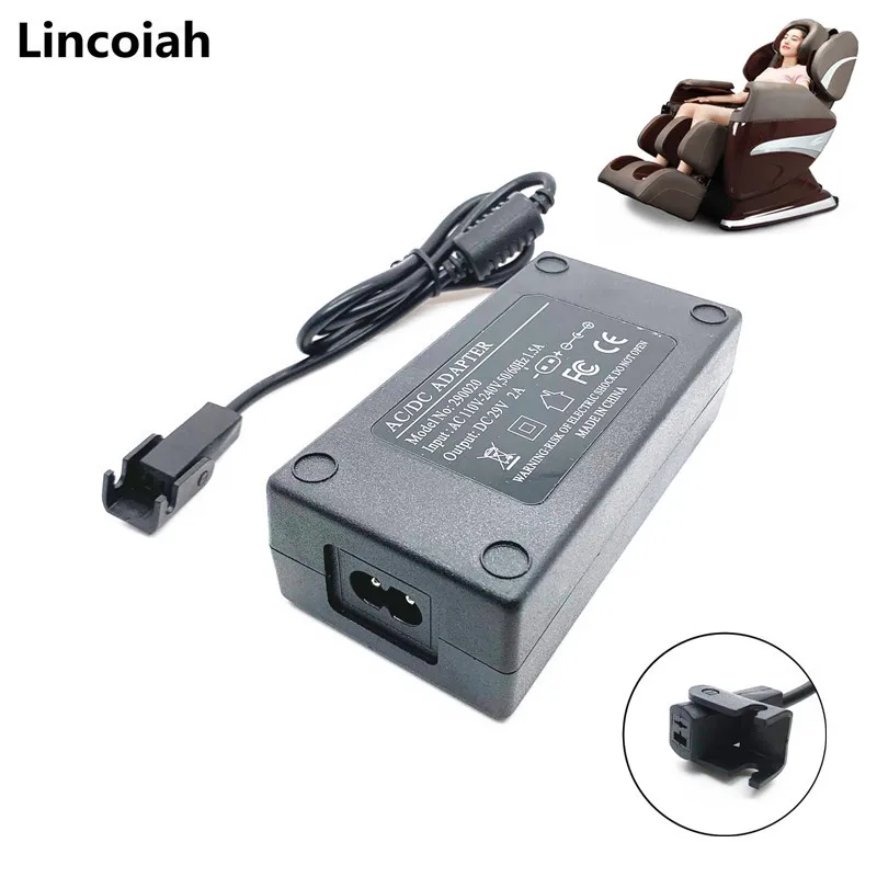 AC/DC адаптер Зарядное устройство блок питания 29V 2A ZBHWX-A290020-A, HXY-270V2220A, KDDY008B - изображение