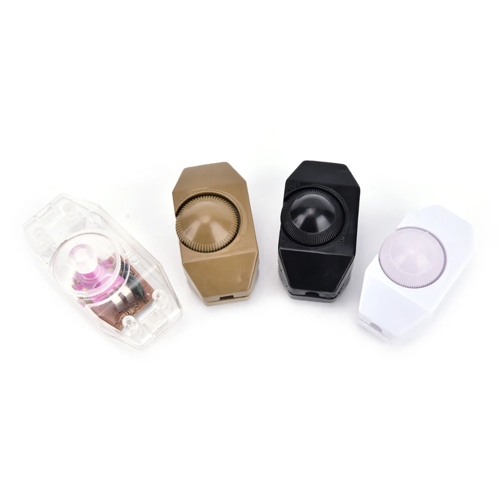 

2020 High Quality Lamp Dimmer Cord Switch Plug In Table Floor Light Dimming On Off Dimmer Switch 1A60w