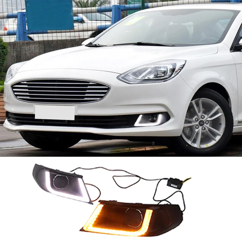 

Car Front Fog Lamp with Two-Way Function Dedicated Car Daytime Running Light for Ford Escort -2019