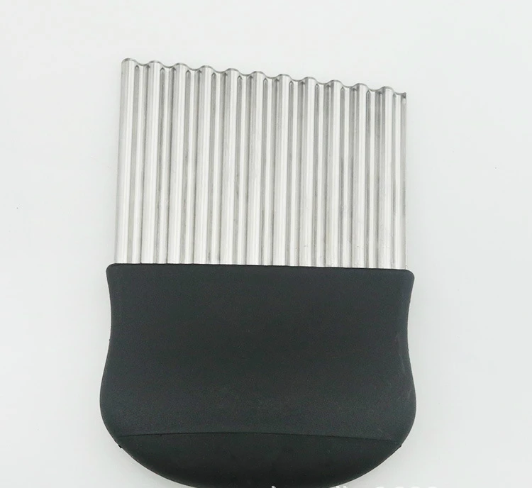 Нож из нержавеющей стали для резки картофеля фри машина полосатый нож Langya