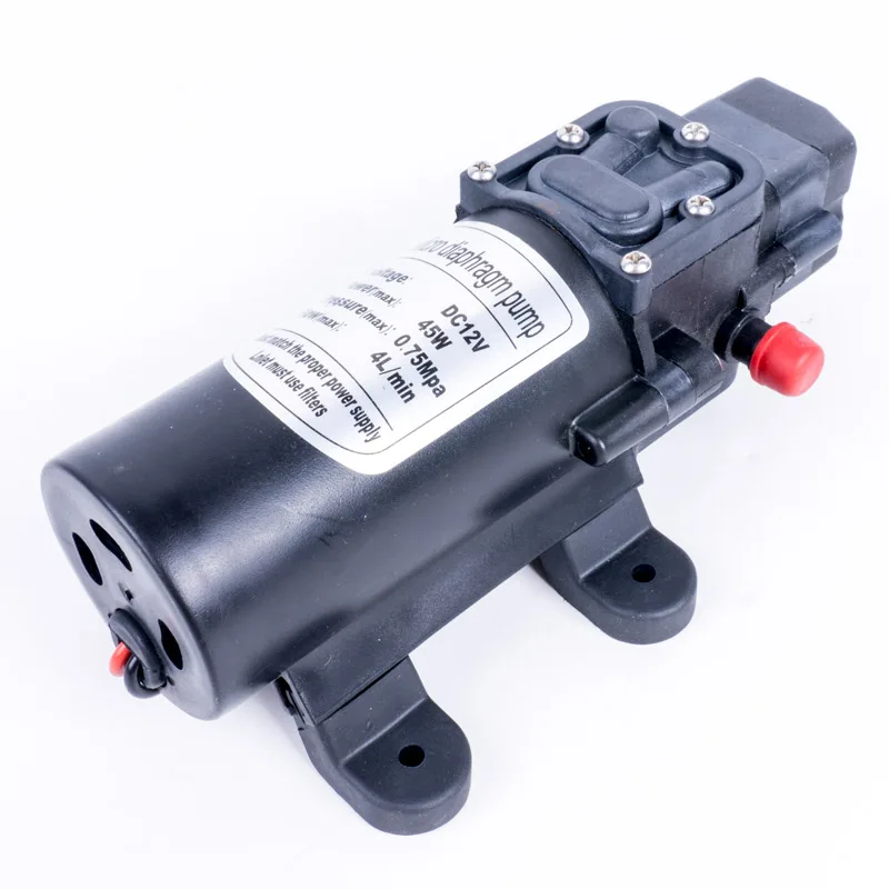 DC 12V 45W самовсасывающий водяной насос высокого давления фургон, кемпинг лодка Автомойка садовый агроирригационный опрыскиватель насос