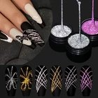 Отражающий Гель-лак для ногтей UR SUGAR для рисования проволокой, блестящий серебряный лайнер для рисования, Полупостоянный УФ-Гель-лак