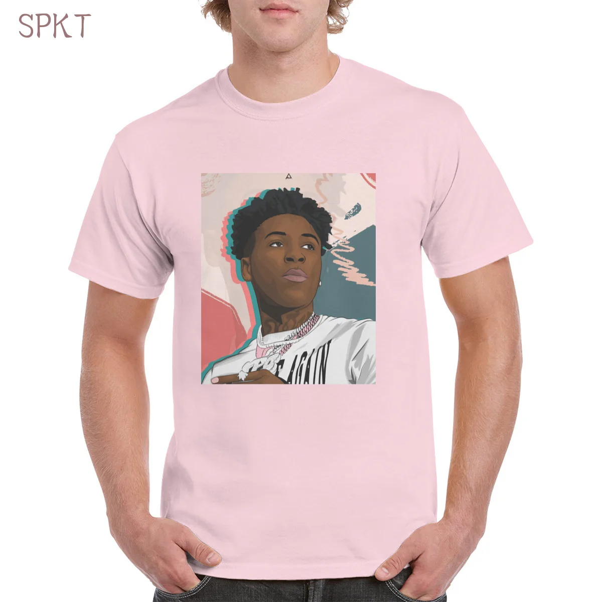 

Men's t shirt 100% Cotton Never Broke Again Youngboy Album Cover Gothic punk style Hip hop oversized casual women/men's T-Shirts