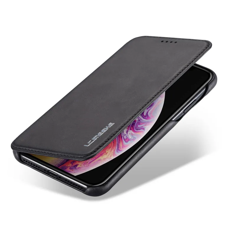 Чехлы для телефонов iphone 6S 7 8 6 Plus Apple X XS MAX XR чехол роскошный флип бумажник кошелек