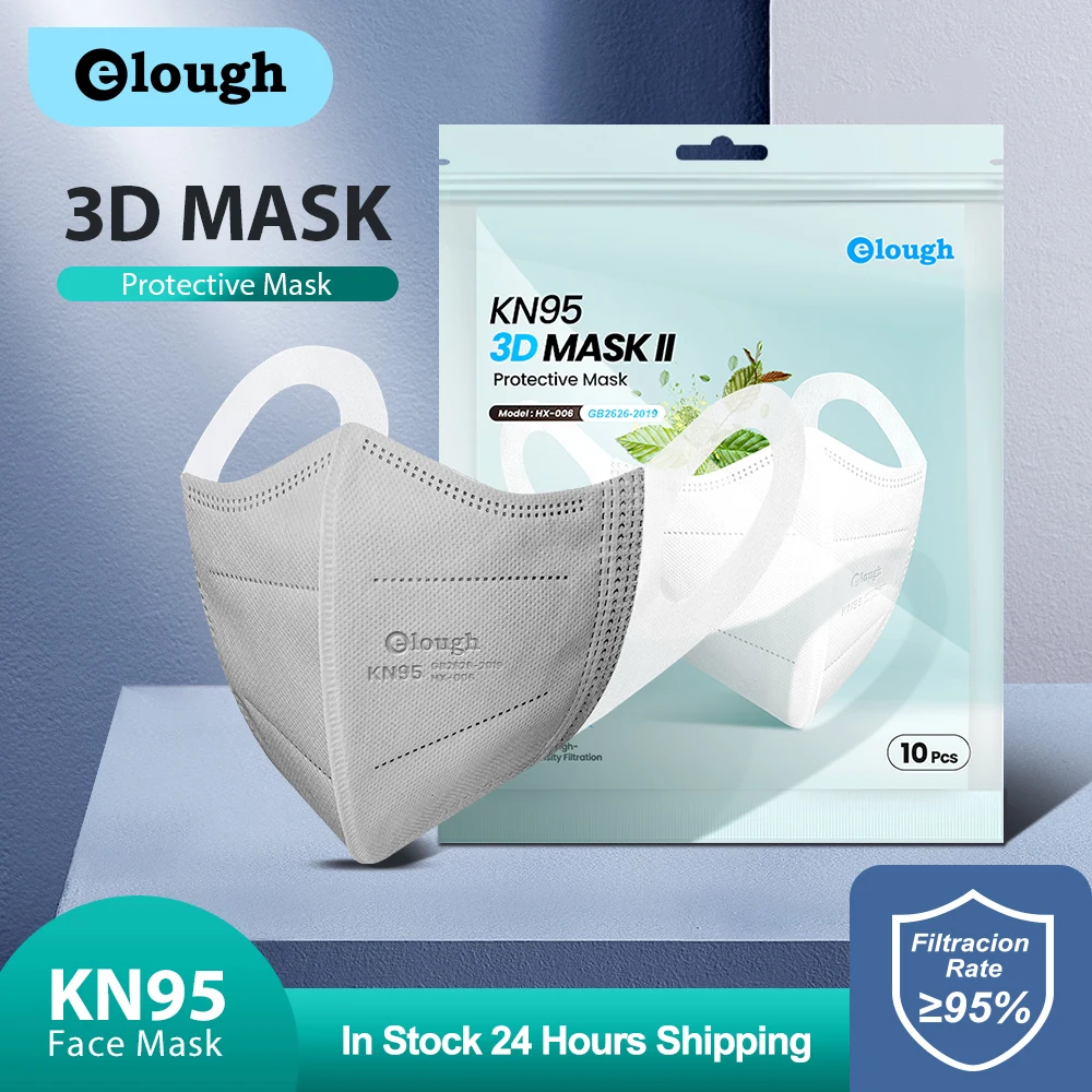 Маски 3D FFP2 маски для лица KN95 mascarillas certificadas ffp2mask 4-слойные многоразовые kn95 ffp2 mascarilla