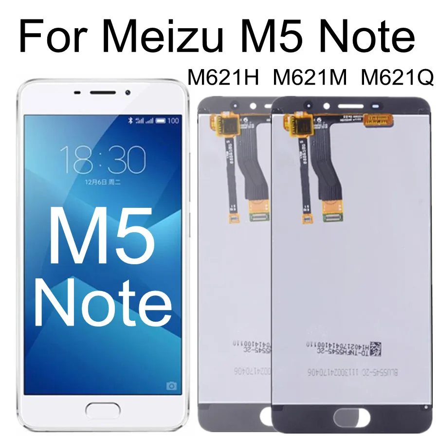 

5.5 inch For Meizu M5 Note Note5 LCD Display M621/M /H Touch Screen Digitizer Replacement Parts