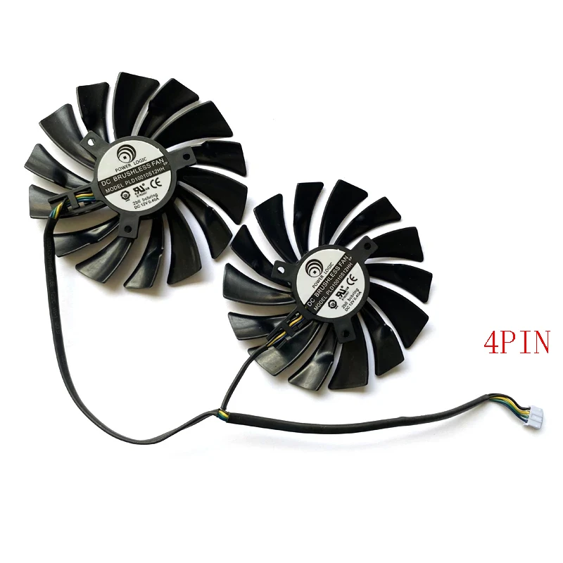 Вентилятор видеокарты MSI R7 370 MSI-r7-370-Game VGA 95 мм 2 шт. PLD10010S12HH 4 контакта | Компьютеры и
