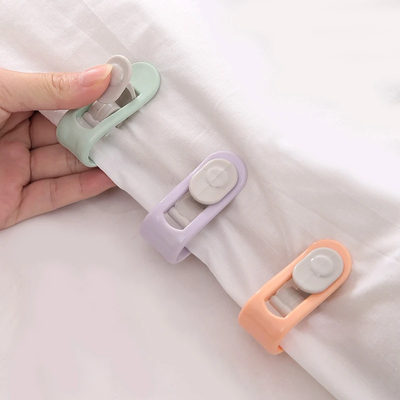 

6 Pcs Non-slip Quilt Blanket Clip Anti-run Duvet Quilt Clips Blankets Fastener Clip Cover Duvet Sheet Fixer Sleep Device Tools