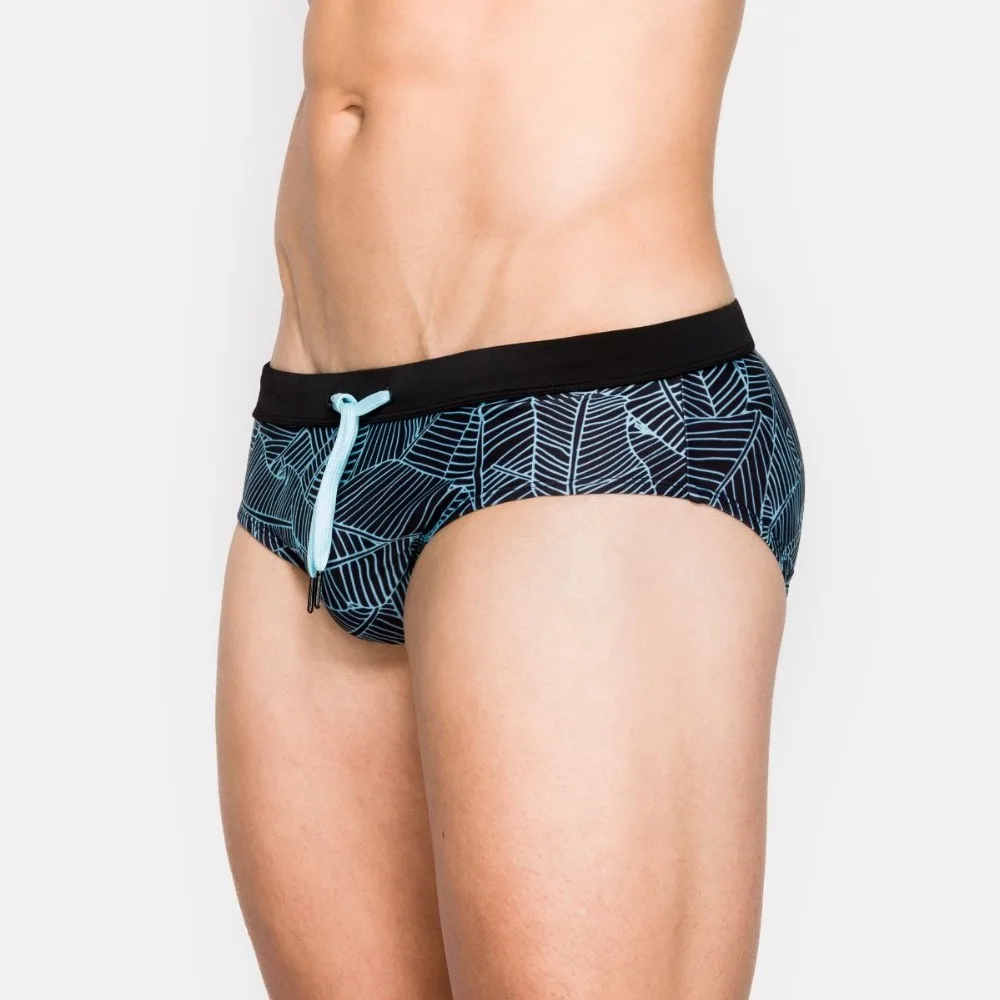 Мужская короткая купальная одежда мужские плавки с фламинго бикини низкой