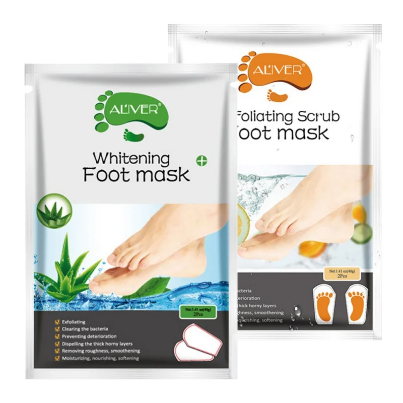 

Aloe Exfoliating Feet Mask Socks Soft Foot Remove Peel Off Dead Skin Foot Care