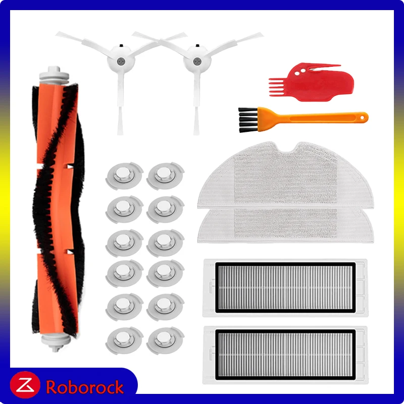 

HEPA Filter Side Brush Main Brush for Xiaomi 1/1S MI Robot Vacuum Cleaner Roborock S50 S5 Max Mijia Vacuum Cleaner Accessories