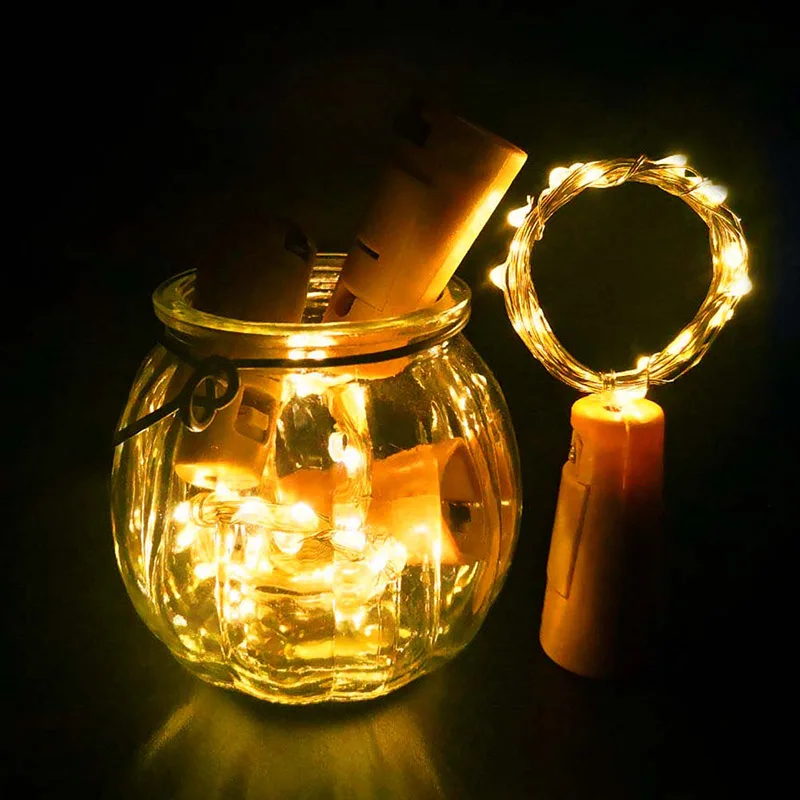 Светодиодная гирлянда с питанием от батареек 2 м 3 5 10 12 гибкая IP65