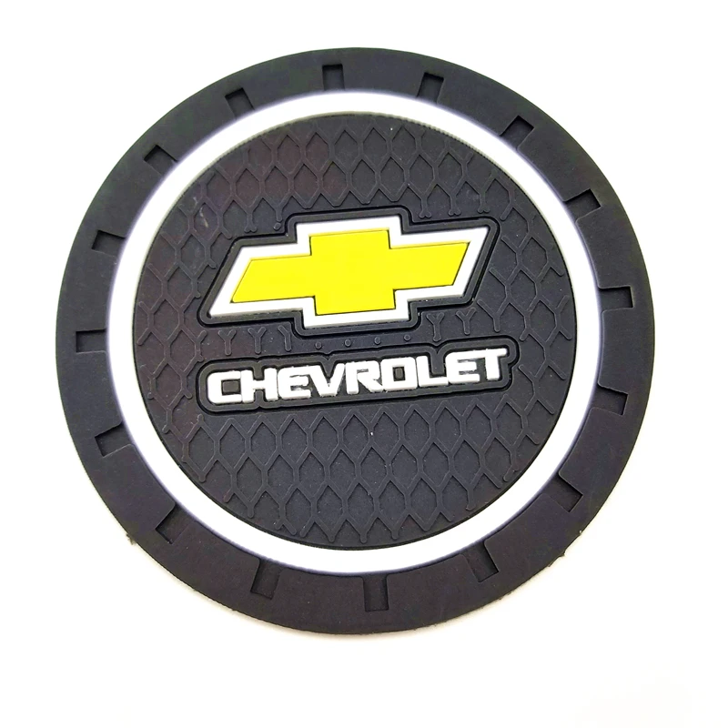 

2PCS Car Water Cup Bottle Holder Anti-slip Pad Mat for Chevrolet Captiva Colorado Cruze Spark Malibu Trax Car Styling