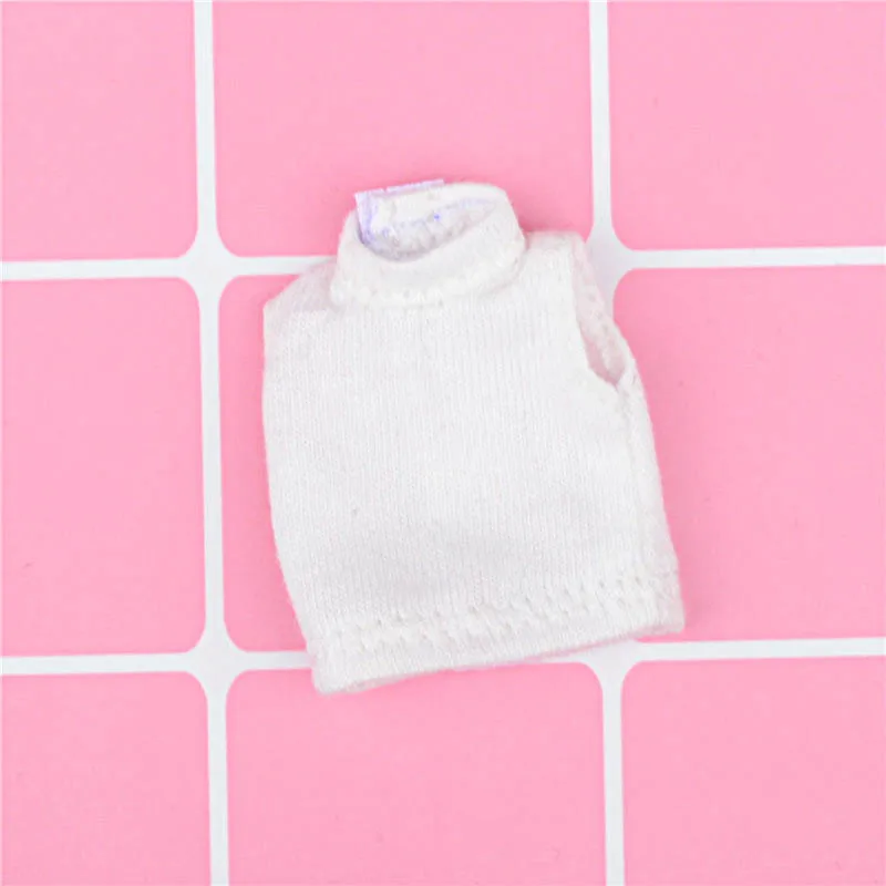 

New ob11 BJD 16cm Doll GSC Clothes Inner short sleeves sleeveless tops 1/12 Dolls Universal Accessory Toys for Girls Diy Gift