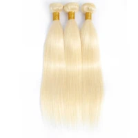 10 30 inch 613 blonde straight virgin human hair bundles weave extension for black women cuticle aligned double weft