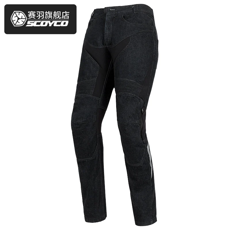 Штаны для мотоциклистов SCOYCO джинсовые штаны езды на мотоцикле защитные гонок 21