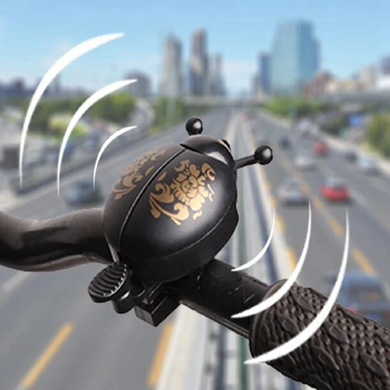

DIY printing ladybug-shaped bicycle bells children's balance bike bicycle hand press small bell sports bike