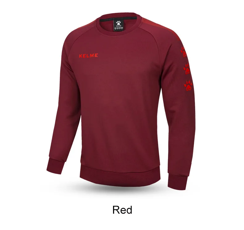 KELME, мужская спортивная толстовка с вырезом лодочкой, большой размер, длинный рукав, Повседневная Толстовка, тренировочный свитер, 3891370