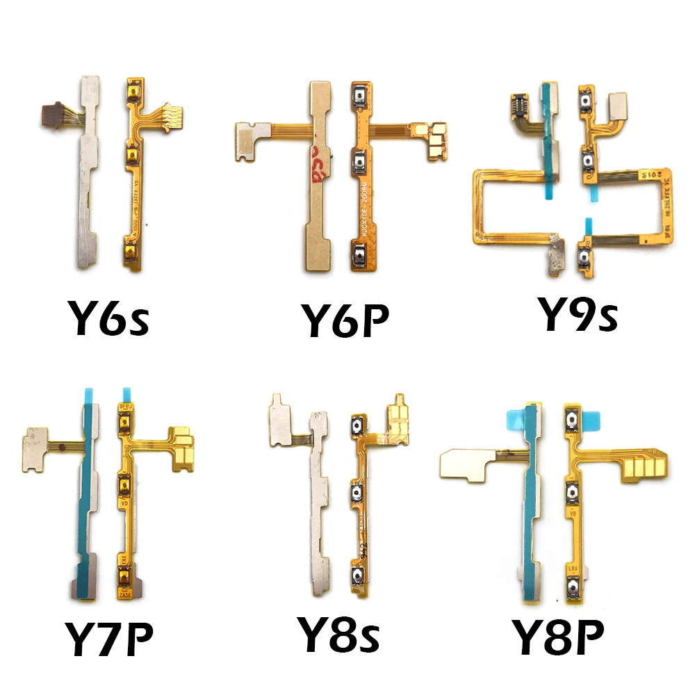 

New Power Switch On/Off Button Volume Key Button Flex Cable For Huawei Y9S Y6P Y8S Y8P Y7P Y6S P40 Lite 5G / P40 Lite E