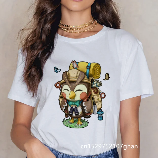 

2021 Animal Crossing Short Sleeve T shirt Women Printing Spring Fashion Lady Clothe Tshirt Female Tee Top Ladies Graphic T-shirt