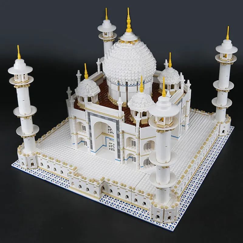DHL 17008 архитектурный конструктор игрушки 10256 Taj Mahal набор строительных блоков Кирпичи новые сборочные наборы игрушки детские рождественские подарки
