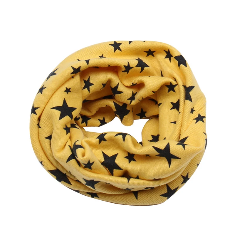 

Baby Cotton Neck Scarf Cute Print Children Warm Scarf Kids Collars Autumn Winter Boys Girls O Ring Scarf Baby Cloth Accessories