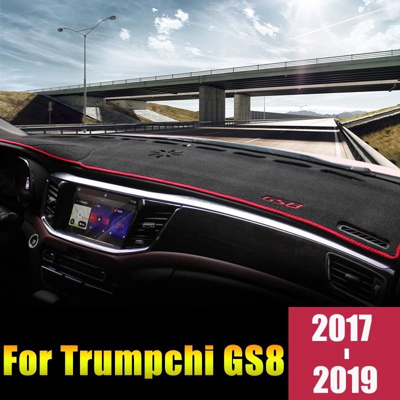 Trumpchi GS8 2017 2018 2019 LHD приборной панели автомобиля крышка коврики Избегайте