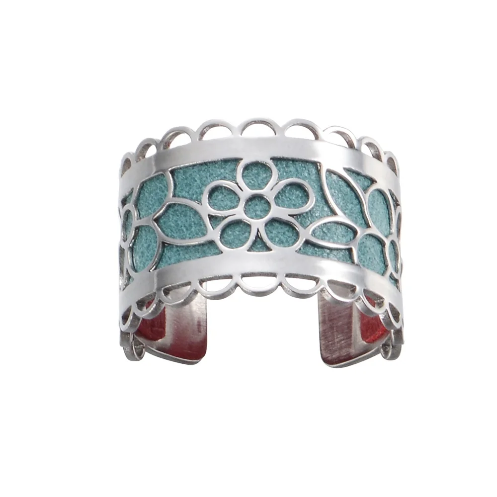 Legenstar Bijoux Bague Femme Stainless Steel Sliver Rings For Women and Men Anillos Mujer Interchangeable Leather Love Ring