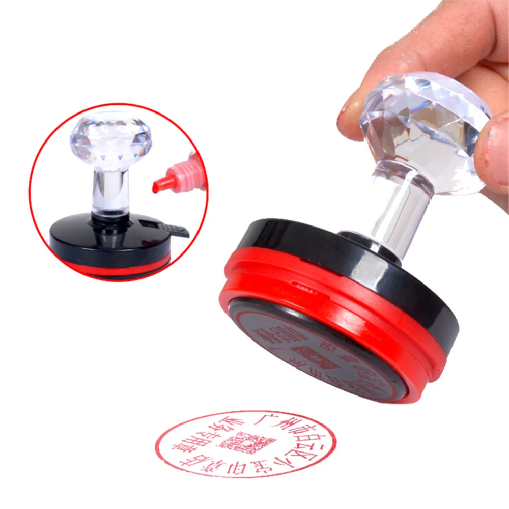 Пустой хрустальный ручка штемпельная подушечка светочувствительное уплотнение