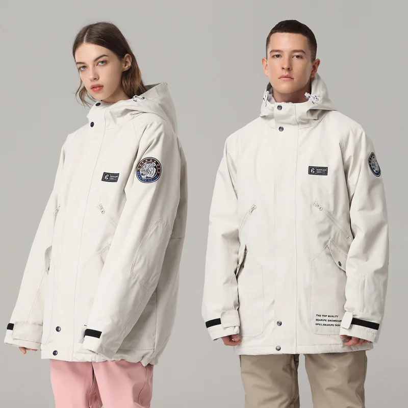 Зимняя женская и Мужская одежда для катания на лыжах сноуборде модные спортивные