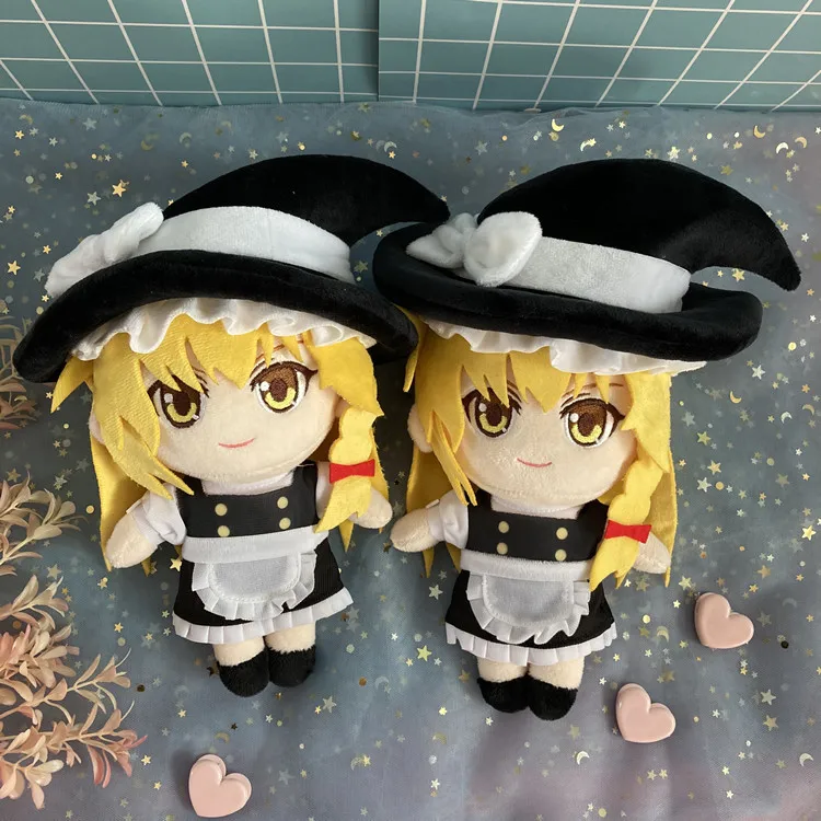 Милые плюшевые набивные куклы из аниме Проект Touhou Kirisame Marisa Hakurei Reimu 20 см игрушка