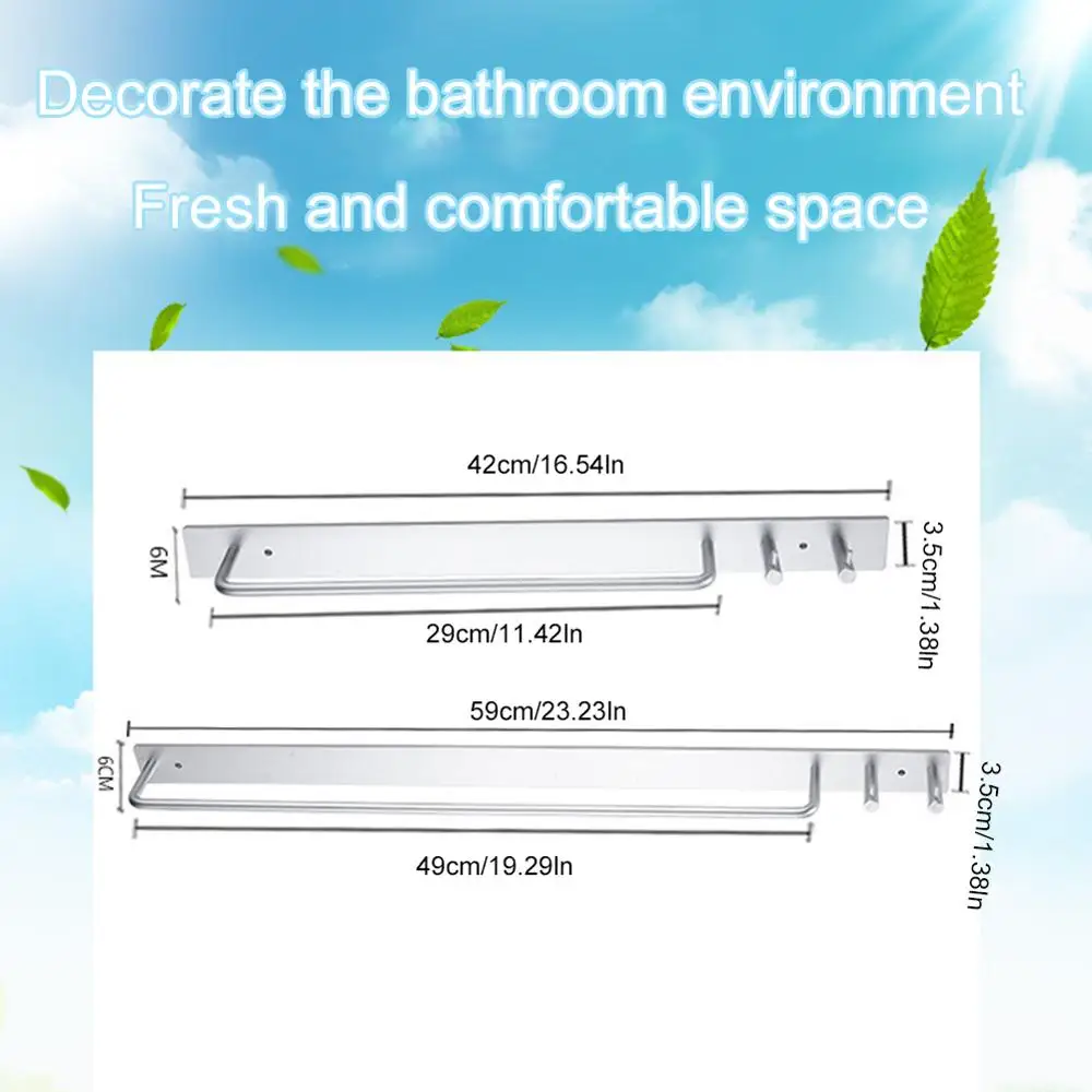 Вешалка для полотенец вешалка черный настенный держатель в ванную комнату