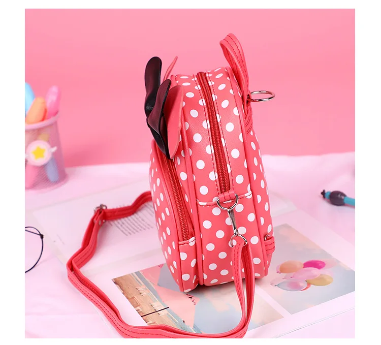 Новый рюкзак на плечо с мультипликационным принтом Disney сумка для девочек в