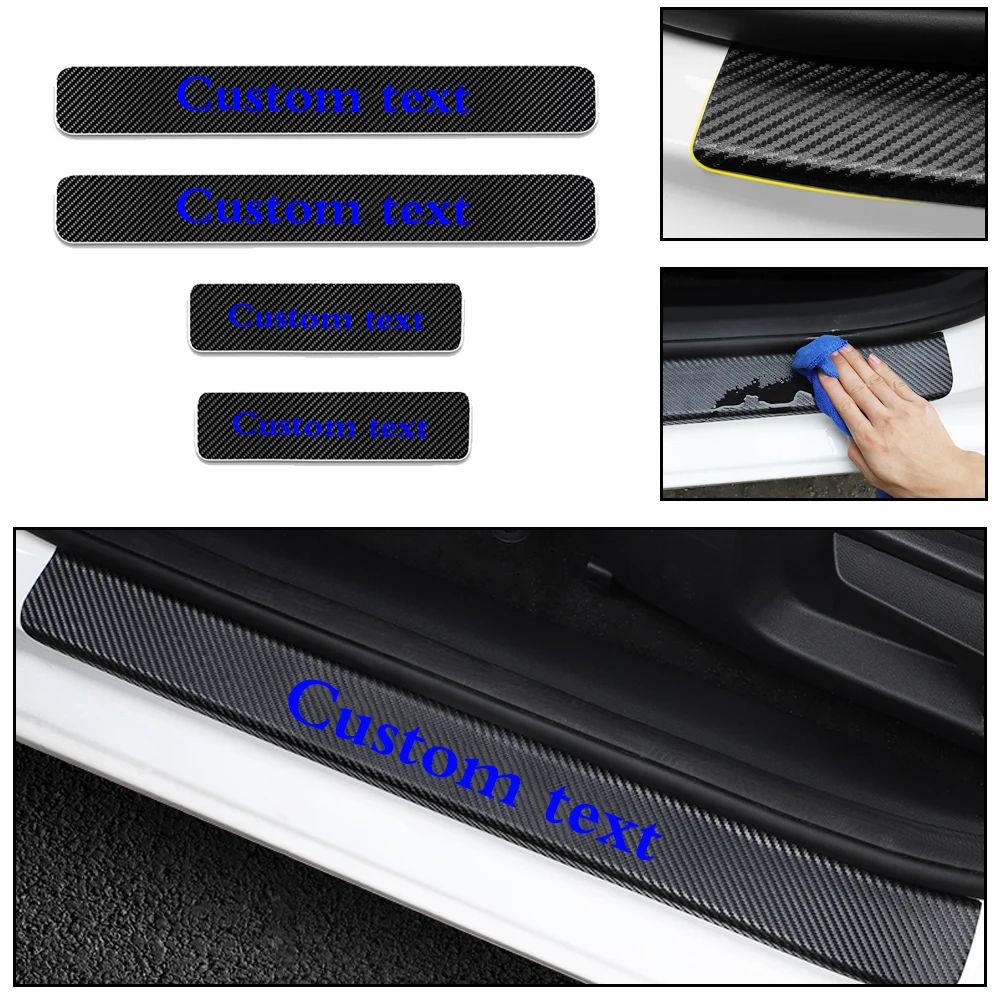Для кіа CERATO автомобильные аксессуары 4 шт. Накладка на порог двери автомобиля