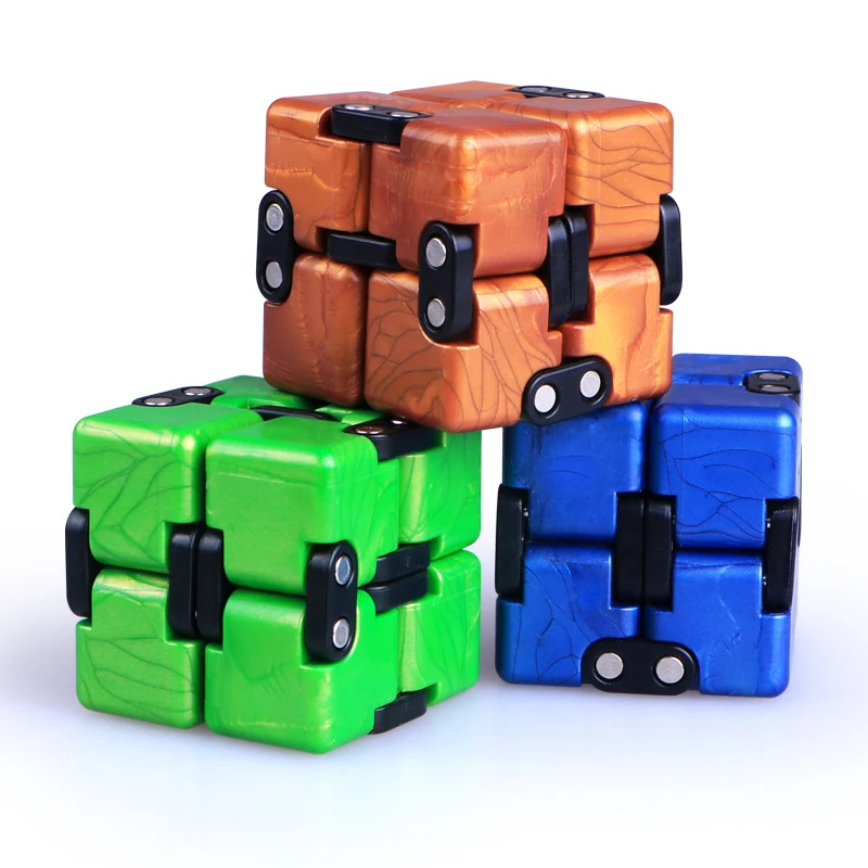 

Infinity Magic Cube Fidget Toy Cool Mini Gadget Best for Stress and Anxiety Relief Kill Time Special Designed Texture Artistic