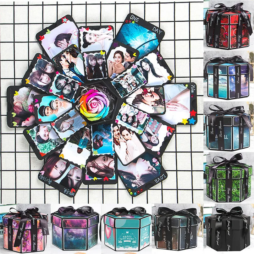 Сюрприз вечерние Love Explosion Подарочная коробка на день рождения скрапбук DIY