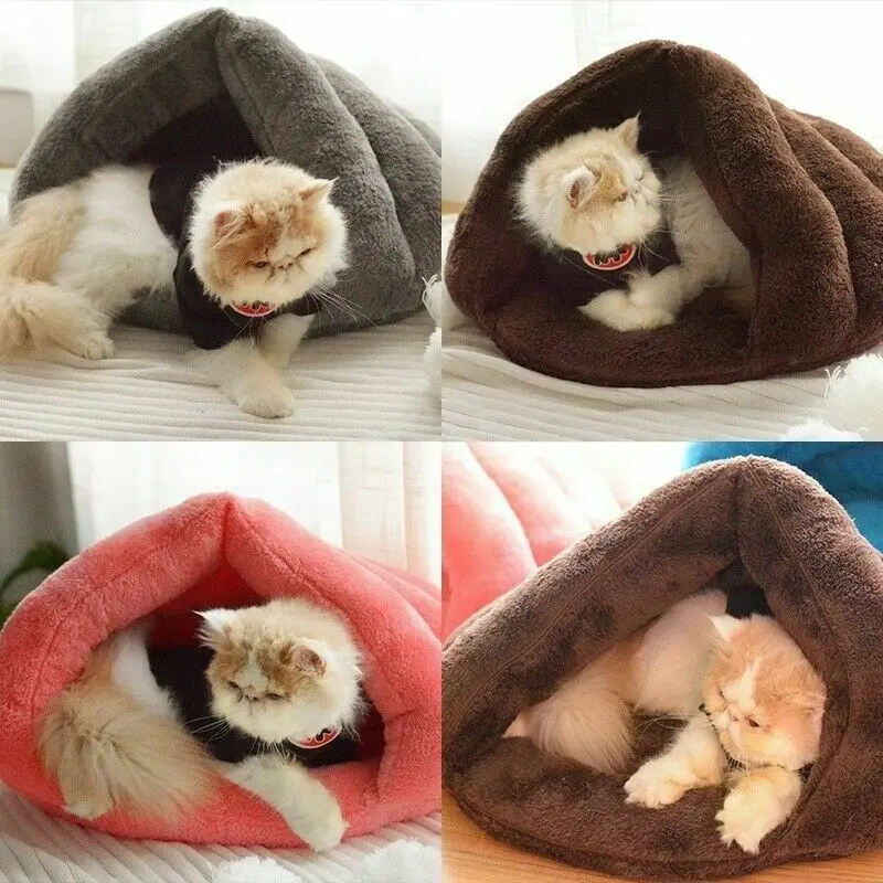 

Домашнее животное кошка собака дом питомника Собака Щенок пещера плюшевые спальная кровать супер мягкий коврик теплый Гнездо Кошка спальн...