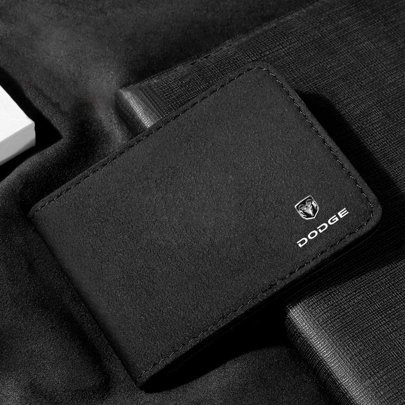 

1pcs Driver License Holder PU Leather Card Bag For Dodge Challenger RAM 1500 Charger Avenger Caliber Nitro Car Driving Documents