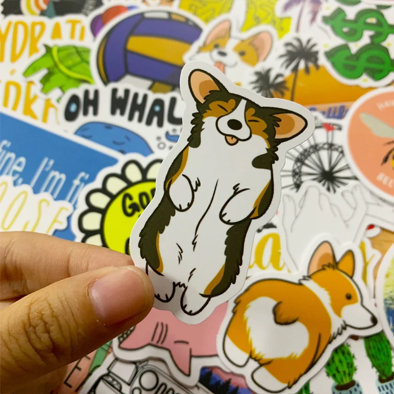 

100/50PCS Cute pink items Stickers Crafts And Scrapbooking Stickers Book Student Label Decorative Sticker Kids Toys