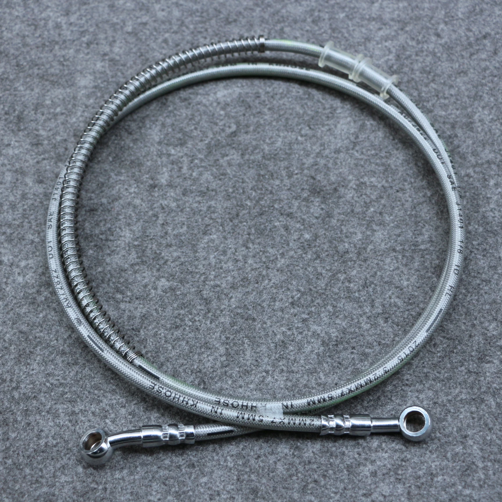 Стальной тормозной трос 35 см 220 Плетеный Масляный шланг сцепления для YAMAHA YZ YZF WR 125