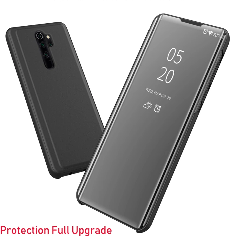 Smart Mirror Flip Case For Xiaomi Redmi Note 8 7 6 5 K20 Pro 7S 4X 3 For Redmi 5 S2 4X Go 5A 6A 6 7 7A 5 Plus A2 Y1 Lite Cover
