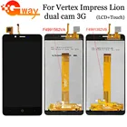 Дисплейный модуль для Vertex Impress Lion, с дигитайзером и сенсорным экраном в сборе, 5 дюймов