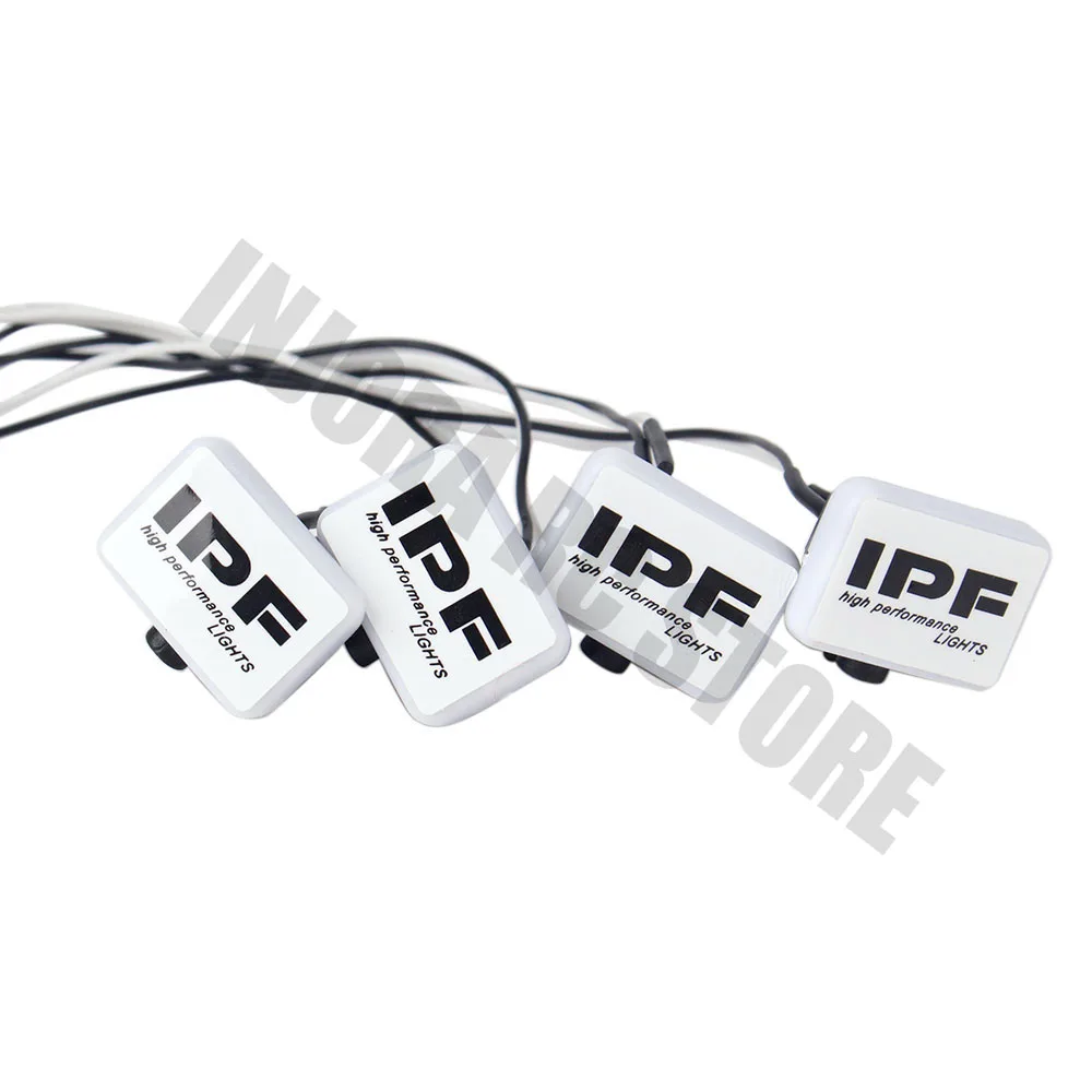 2 шт./4 шт. Круглый/Квадратный светодиодный светильник и крышка для 1:10 RC Crawler Traxxas TRX