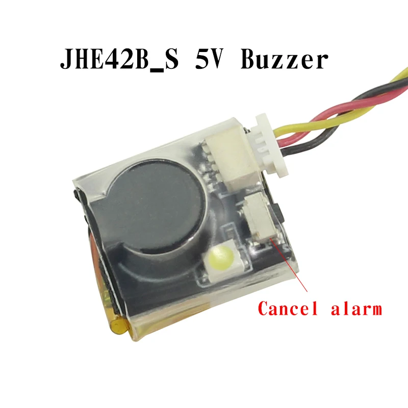 JHE42B_S 5V супер громкий звонок трекер 100dB с светодиодный звуковой сигнал для
