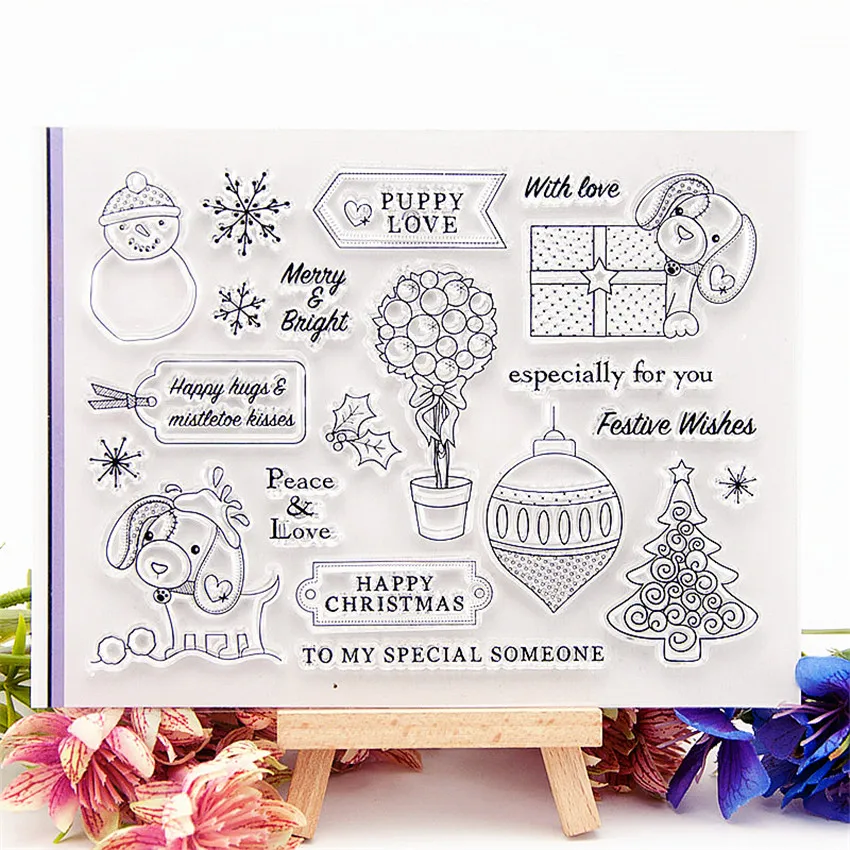 

13x17 см развлечений прозрачный марки силиконовые уплотнения роликовый штамп "сделай сам" Скрапбукинг Фотоальбом/карты/бумажник карты Высоко...