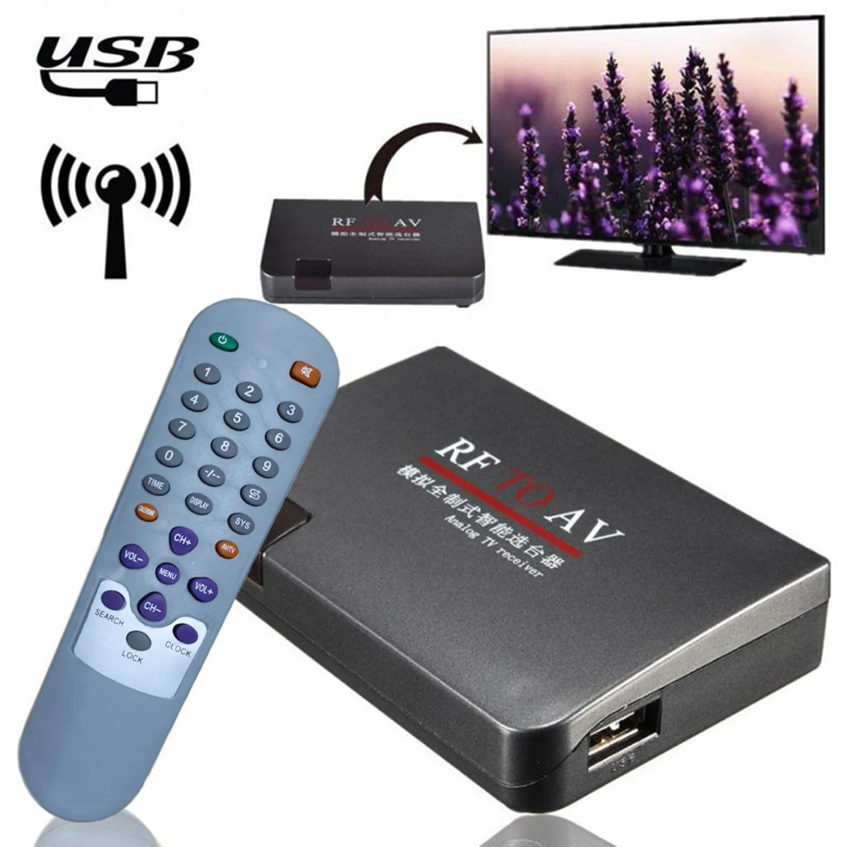 Надежный ресивер сигнала от радиосигнала к AV ресиверу аналоговый кабель ТВ