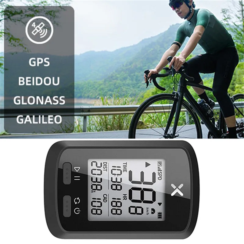 Велосипедный компьютер XOSS G + GPS SMART велосипед велосипедный Bluetooth пластиковый ЖК