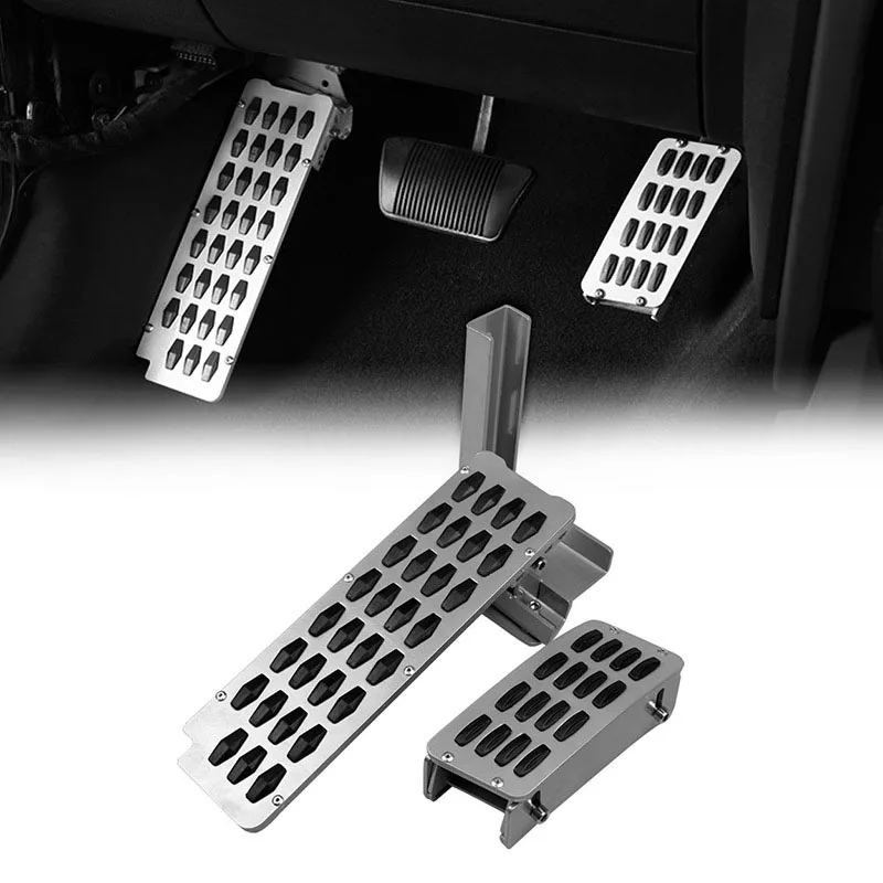 1 пара ножной упор Dead Pedal Foot Kick Panel и набор для увеличения газа Jeep Wrangler JK & Unlimited 2007