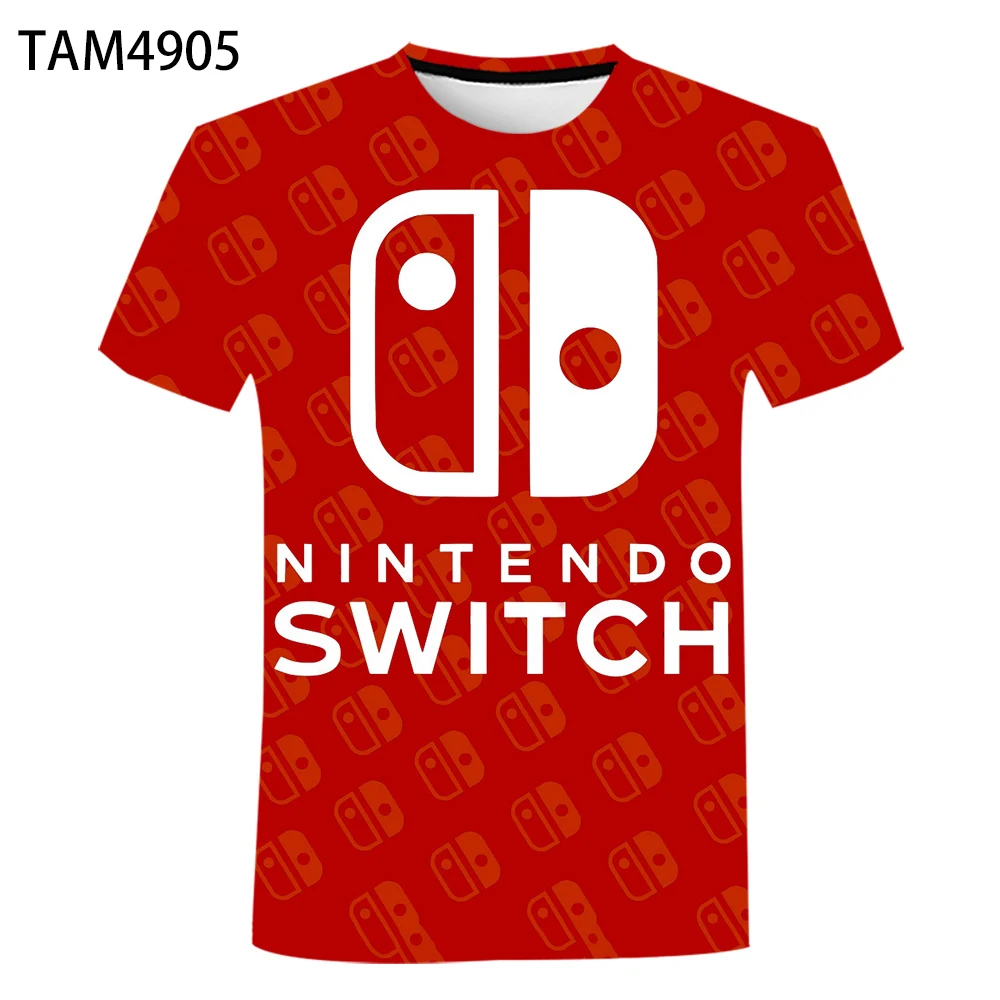 Nintendo Игры 2021 новый модный уличный Стиль Универсальный Пара 3D Футболка с принтом